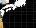 NOAA人工衛星画像:黒潮域, パス=20250811 13:40 UTC