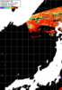 NOAA人工衛星画像:日本海, パス=20250811 11:59 UTC