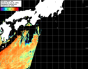 NOAA人工衛星画像:黒潮域, パス=20250812 02:00 UTC