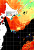 NOAA人工衛星画像:親潮域, 1日合成画像(2025/08/12UTC)