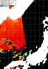 NOAA人工衛星画像:日本海, パス=20250812 13:14 UTC