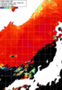 NOAA人工衛星画像:日本海, 1日合成画像(2025/08/12UTC)