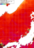 NOAA人工衛星画像:日本海, 1週間合成画像(2025/08/06～2025/08/12UTC)