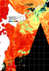 NOAA人工衛星画像:親潮域, 1日合成画像(2025/08/13UTC)