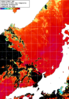 NOAA人工衛星画像:日本海, 1日合成画像(2025/08/13UTC)