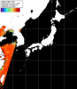 NOAA人工衛星画像:日本全域, パス=20250814 02:44 UTC