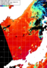NOAA人工衛星画像:日本海, 1日合成画像(2025/08/14UTC)