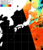 NOAA人工衛星画像:日本全域, パス=20250815 11:54 UTC