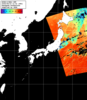 NOAA人工衛星画像:日本全域, パス=20250815 12:02 UTC