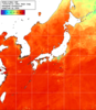 NOAA人工衛星画像:日本全域, 1週間合成画像(2025/08/09～2025/08/15UTC)