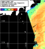NOAA人工衛星画像:神奈川県近海, 1日合成画像(2025/08/15UTC)