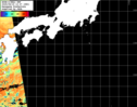 NOAA人工衛星画像:黒潮域, パス=20250815 13:37 UTC