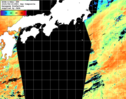 NOAA人工衛星画像:黒潮域, 1日合成画像(2025/08/15UTC)