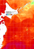 NOAA人工衛星画像:親潮域, 1週間合成画像(2025/08/09～2025/08/15UTC)