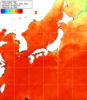 NOAA人工衛星画像:日本全域, 1週間合成画像(2025/08/10～2025/08/16UTC)