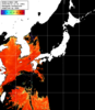 NOAA人工衛星画像:日本全域, パス=20250819 13:33 UTC