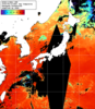 NOAA人工衛星画像:日本全域, 1日合成画像(2025/08/19UTC)