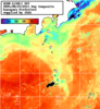 NOAA人工衛星画像:神奈川県近海, 1日合成画像(2025/08/21UTC)