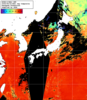 NOAA人工衛星画像:日本全域, 1日合成画像(2025/08/22UTC)