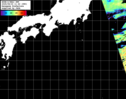 NOAA人工衛星画像:黒潮域, パス=20250823 11:42 UTC