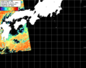NOAA人工衛星画像:黒潮域, パス=20250823 13:31 UTC