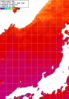 NOAA人工衛星画像:日本海, 1週間合成画像(2025/08/18～2025/08/24UTC)