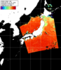 NOAA人工衛星画像:日本全域, パス=20250825 12:38 UTC