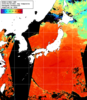 NOAA人工衛星画像:日本全域, 1日合成画像(2025/08/25UTC)