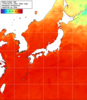NOAA人工衛星画像:日本全域, 1週間合成画像(2025/08/19～2025/08/25UTC)