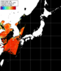 NOAA人工衛星画像:日本全域, パス=20250826 02:35 UTC
