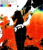 NOAA人工衛星画像:日本全域, 1日合成画像(2025/08/26UTC)