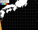 NOAA人工衛星画像:黒潮域, パス=20250826 13:48 UTC