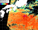 NOAA人工衛星画像:黒潮域, パス=20250829 01:06 UTC