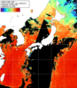 NOAA人工衛星画像:日本全域, 1日合成画像(2025/09/03UTC)