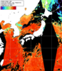 NOAA人工衛星画像:日本全域, 1日合成画像(2025/09/04UTC)