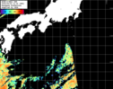 NOAA人工衛星画像:黒潮域, パス=20250904 13:05 UTC