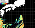 NOAA人工衛星画像:黒潮域, パス=20250904 13:08 UTC