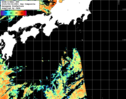 NOAA人工衛星画像:黒潮域, 1日合成画像(2025/09/04UTC)