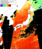 NOAA人工衛星画像:日本全域, 1日合成画像(2025/09/05UTC)