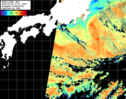 NOAA人工衛星画像:黒潮域, パス=20250906 00:59 UTC