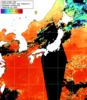 NOAA人工衛星画像:日本全域, 1日合成画像(2025/09/07UTC)