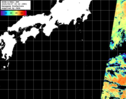 NOAA人工衛星画像:黒潮域, パス=20250907 00:32 UTC