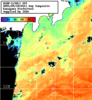NOAA人工衛星画像:神奈川県近海, 1日合成画像(2025/09/10UTC)