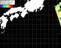 NOAA人工衛星画像:黒潮域, パス=20250911 11:44 UTC