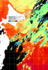 NOAA人工衛星画像:親潮域, 1日合成画像(2025/09/11UTC)