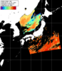 NOAA人工衛星画像:日本全域, パス=20250913 12:35 UTC