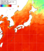 NOAA人工衛星画像:日本全域, 1週間合成画像(2025/09/08～2025/09/14UTC)