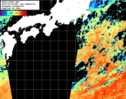 NOAA人工衛星画像:黒潮域, 1日合成画像(2025/09/14UTC)