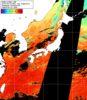 NOAA人工衛星画像:日本全域, 1日合成画像(2025/09/15UTC)