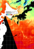NOAA人工衛星画像:親潮域, 1日合成画像(2025/09/15UTC)